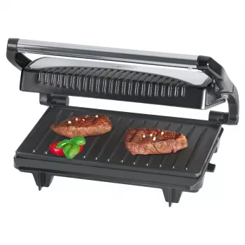 Clatronic MG 3519 grelhador de contacto 700 W sem gordura placas antiaderentes