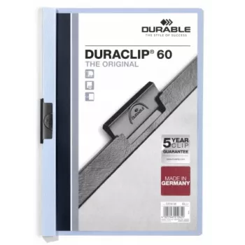 DURABLE Duraclip 6 mm agrafador de mola A4 azul (pack de 25)
