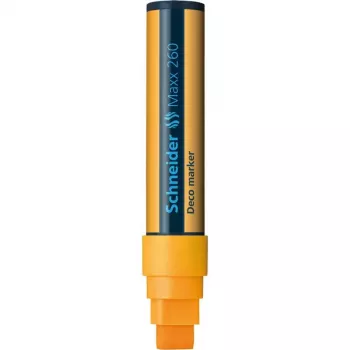 Schneider Maxx 260 marcador de giz Deco, 5-15 mm, laranja 126006