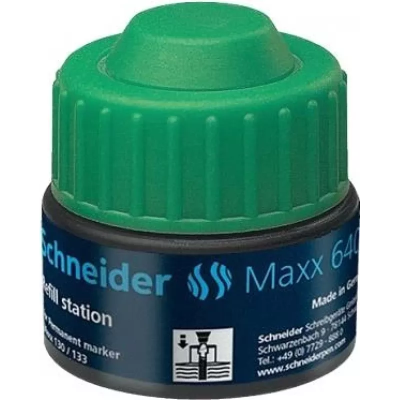 Schneider Maxx 640 tinta de recarga para marcador verde 30 ml 164004