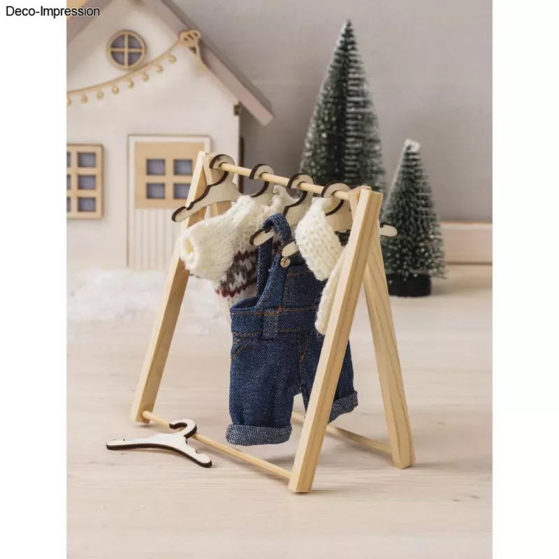Rayher Mini estendal para gnomos, natural, 1 conjunto 46814505
