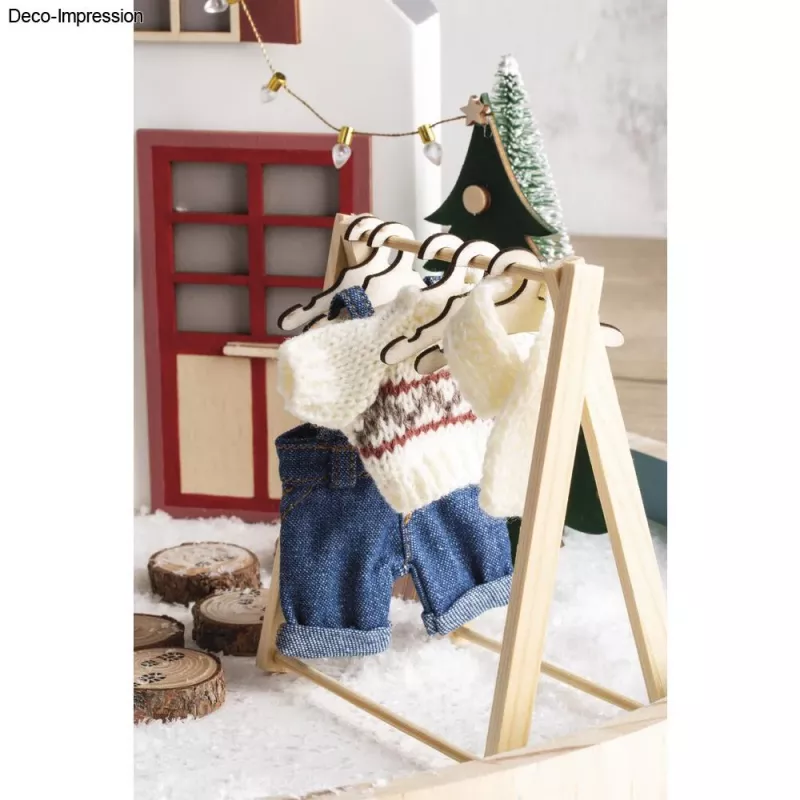 Rayher Mini estendal para gnomos, natural, 1 conjunto 46814505