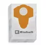 Einhell 2351195 pack de sacos de pó para TE-VC 2340 SA, TE-VC 2230 SA, TC-VC 1930 SA, TC-VC 1930 S, 40 L, branco/amarelo, 5 unid.