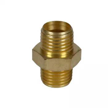 Niple duplo Einhell R1/4 rosca macho acessório de compressor 4139620