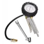Medidor analógico de pressão dos pneus Einhell 4133110 com manómetro, 0-10 bar / 0-145 psi, válvula de descarga