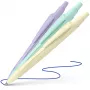 Schneider Reco Pastel esferográfica, tinta azul, pack de 3, várias cores pastel 131893