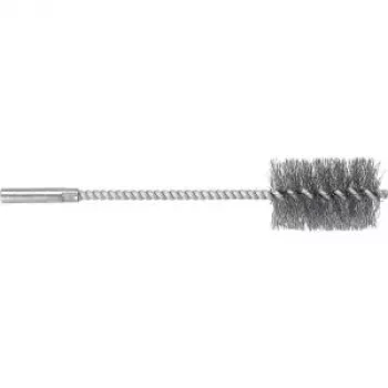 Wolfcraft escova cilíndrica 2128000, arame de aço, 15 mm de diâmetro, encabadouro de 6 mm, 4500 rpm