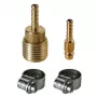 Einhell conjunto de conectores de mangueira de 6 mm para sistemas de ar comprimido (4139500)