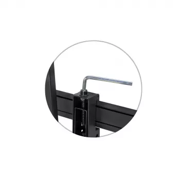 E+P WHS310 suporte de parede para TV inclinável para ecrãs de 55-105 polegadas até 80 kg, preto