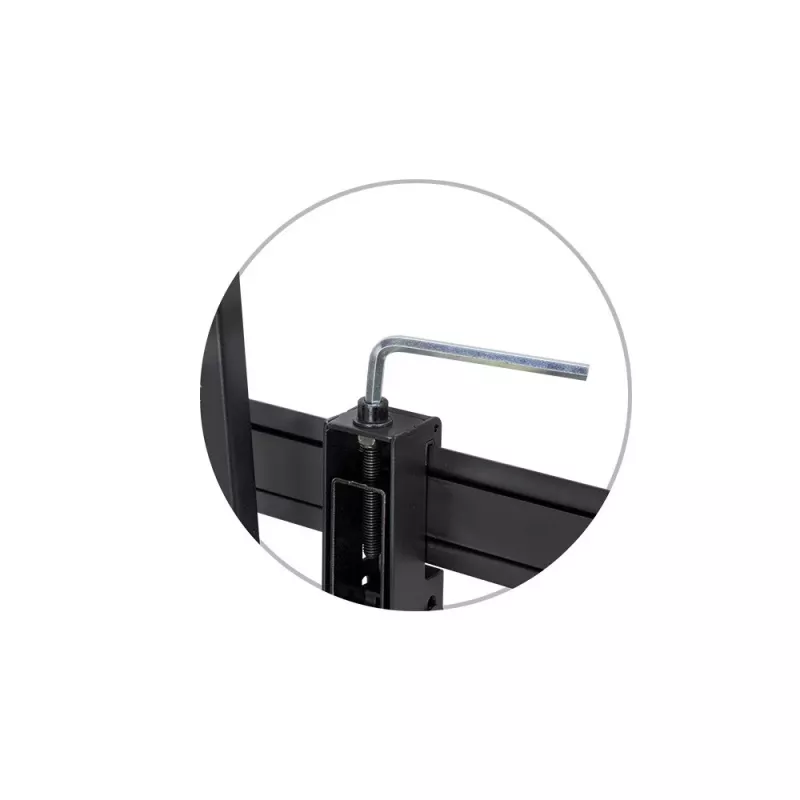 E+P WHS310 suporte de parede para TV inclinável para ecrãs de 55-105 polegadas até 80 kg, preto