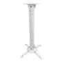 E+P DH 90 suporte de teto para projetor 900mm inclinação rotação 13,5kg prateado 1258040