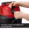 Aspirador de líquidos e pós Einhell TC-VC 3055 A 30 L aço inoxidável 1500 W 2347430