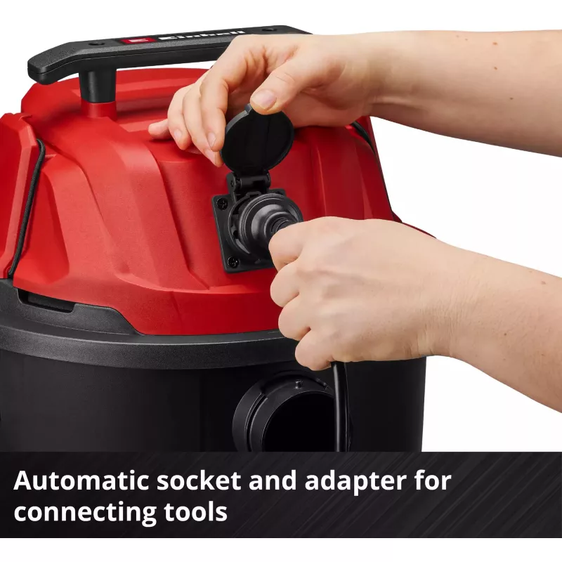 Aspirador de líquidos e pós Einhell TC-VC 3055 A 30 L aço inoxidável 1500 W 2347430