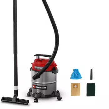 Aspirador de líquidos e pós Einhell TC-VC 1240 S 12 L aço inoxidável 1250 W 2347400