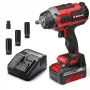Chave de impacto sem fios Einhell Professional IMPAXXO 18/450 450 Nm 18V sem escovas com bateria 4,0Ah e carregador 4510074