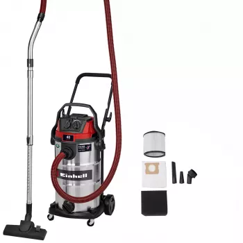 Aspirador de líquidos e pós Einhell TE-VC 4090 SACL 40 L aço inoxidável classe de pó L 2347445