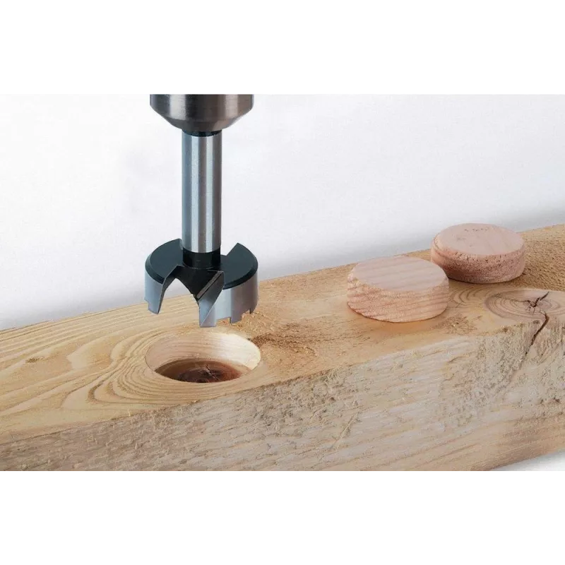 Broca Forstner Wolfcraft 3321000 32 mm, comprimento total 90 mm, haste cilíndrica, 1 unidade