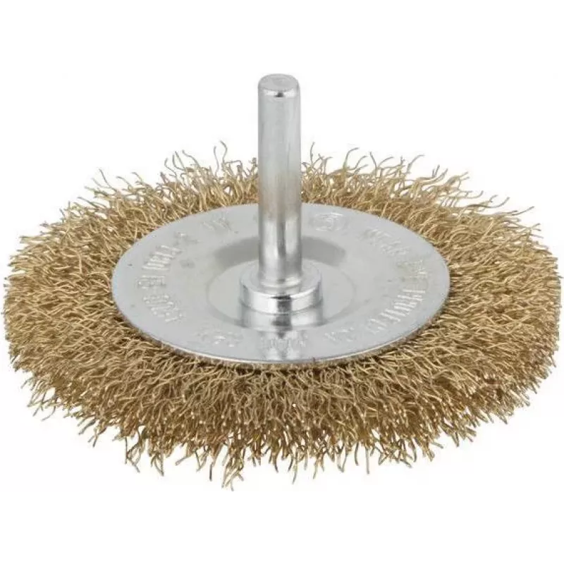 Escova de disco Wolfcraft com haste de 1/4 polegadas (6,3 mm) 2110000
