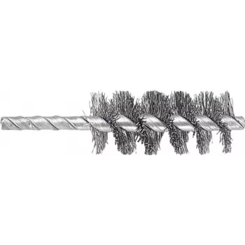 Escova cilíndrica Wolfcraft 2104000, 19 mm, arame de aço ondulado, haste de 6 mm