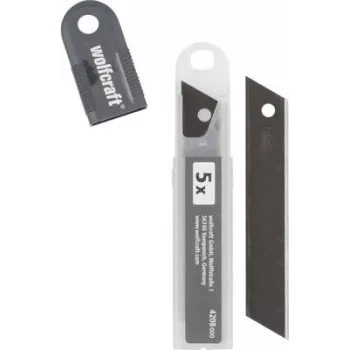 Lâminas de corte Profi-Sharp 18 mm Wolfcraft, preto, pack de 10 4208000