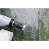Escova de copo Wolfcraft com diâmetro de haste de 1/4 polegadas (6,3 mm), diâmetro da escova 50 mm, arame de aço ondulado 2106000