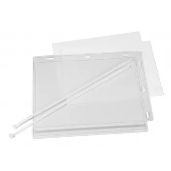Capas de cartaz A5 impermeáveis DURABLE com abraçadeiras, pack de 5 (505919)