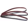 Cinta de lixa grão 80 Wolfcraft 1725000, 457 mm x 13 mm, 3 peças