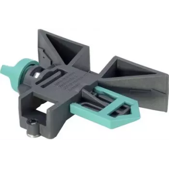 Wolfcraft 5221000 Batente final para calha de guia, plástico, preto