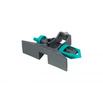 Wolfcraft 5221000 Batente final para calha de guia, plástico, preto