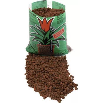 EUROPALMS Esferas de argila expandida, castanho, 10 L, 8-16 mm – Hidroponia e drenagem 83011005