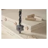 Wolfcraft Conjunto de cavilhas de madeira de faia 8 mm com broca, batente de profundidade e marcadores (50 cavilhas, 56 peças) 2917000
