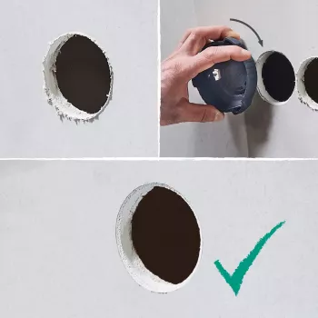 Wolfcraft 68 mm Rebarbadora para orifícios de broca (5892000)