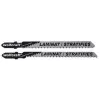Wolfcraft 2379000 Conjunto de 3 lâminas de serra de vaivém encabadouro T HCS 100 mm 10 TPI para madeira e plásticos