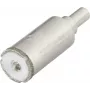 wolfcraft 5924000 Coroa de broca diamantada 6 mm para grés porcelânico, granito, azulejos, aço inoxidável