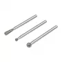 Wolfcraft 5988000 Conjunto de pontas abrasivas diamantadas, esfera e cone, 3 peças