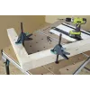 Wolfcraft 3036000 Sargento para bancada de trabalho, abertura 120 mm