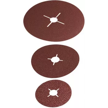 Wolfcraft 2476000 Papel de lixa para prato de lixar, sem perfuração, grão 24/40/60/100, 115 mm, 1 conjunto