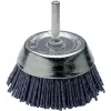 Wolfcraft Escova de copo de nylon, encabadouro 1/4
