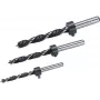 Wolfcraft 2730000 Conjunto de 3 brocas helicoidais para madeira (6 mm, 8 mm, 10 mm), encabadouro cilíndrico