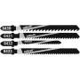 Conjunto de 10 lâminas de serra de recortar para madeira, encaixe em T, Wolfcraft 8430000