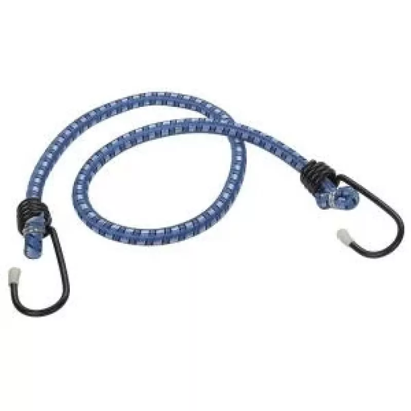 Cabo expansor de borracha Wolfcraft 3293000 0,5 m x 6 mm, 2 ganchos, preto