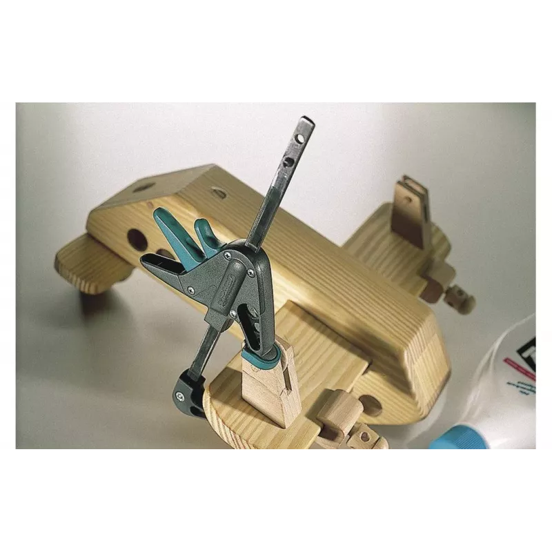 Aperto rápido de uma mão Wolfcraft EHZ Mini 3455100, 110 mm de abertura, 40 mm de alcance