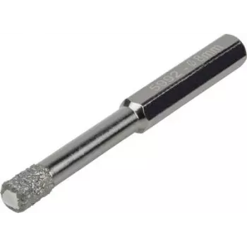 Broca diamantada Wolfcraft 5992000 6 mm encaixe sextavado para azulejos, cerâmica, porcelana, vidro