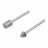 Conjunto de pontas de lixa diamantadas Wolfcraft 5989000, cilíndricas e cónicas pontiagudas, 2 peças