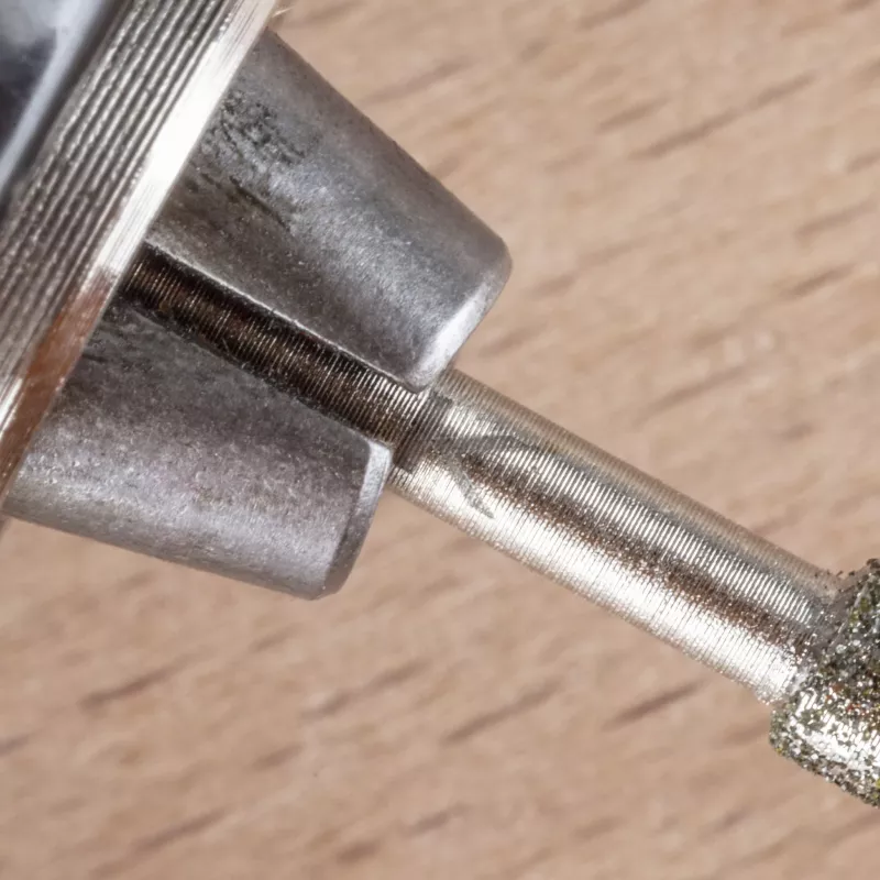 Conjunto de pontas de lixa diamantadas Wolfcraft 5989000, cilíndricas e cónicas pontiagudas, 2 peças