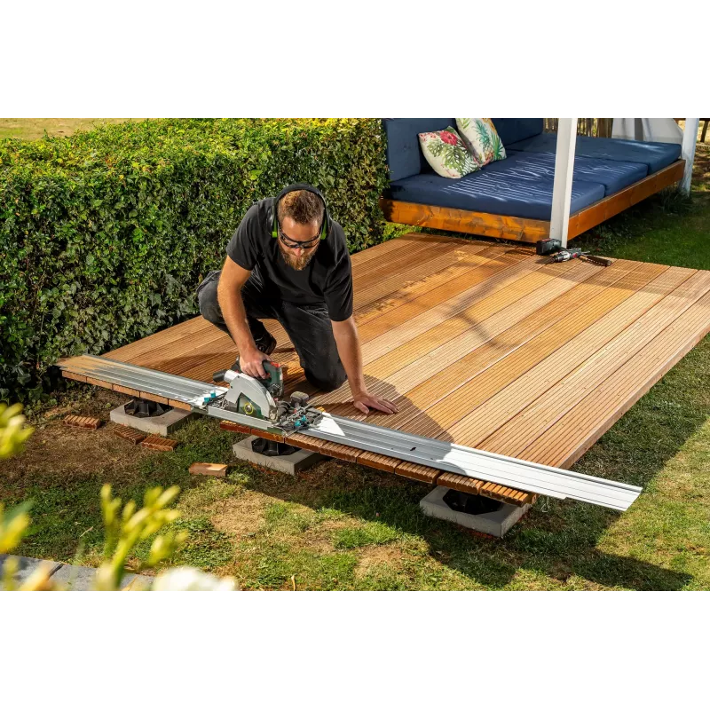 Conjunto de extensão wolfcraft para calha de guia FKS 145, estende até 255 cm (6914000)