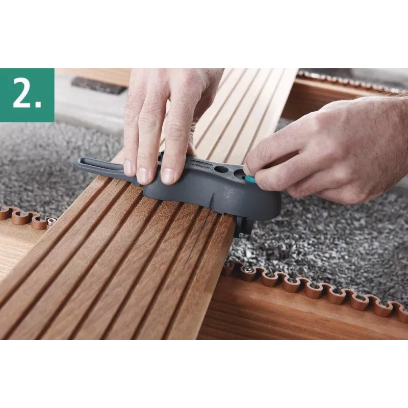 Conjunto de brocas para terraços Wolfcraft 6960000 | conjunto de 6 escareadores e brocas piloto HSS para madeira, WPC, BPC