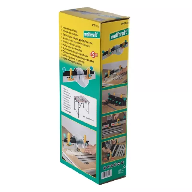 Guia paralela Wolfcraft para fresadora 6901000