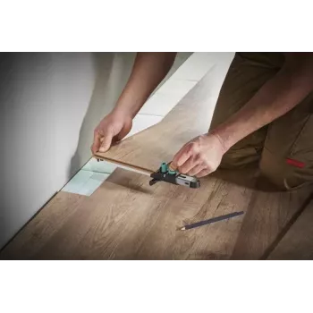 Régua em aço inoxidável wolfcraft 6952000 320 mm com escala métrica gravada