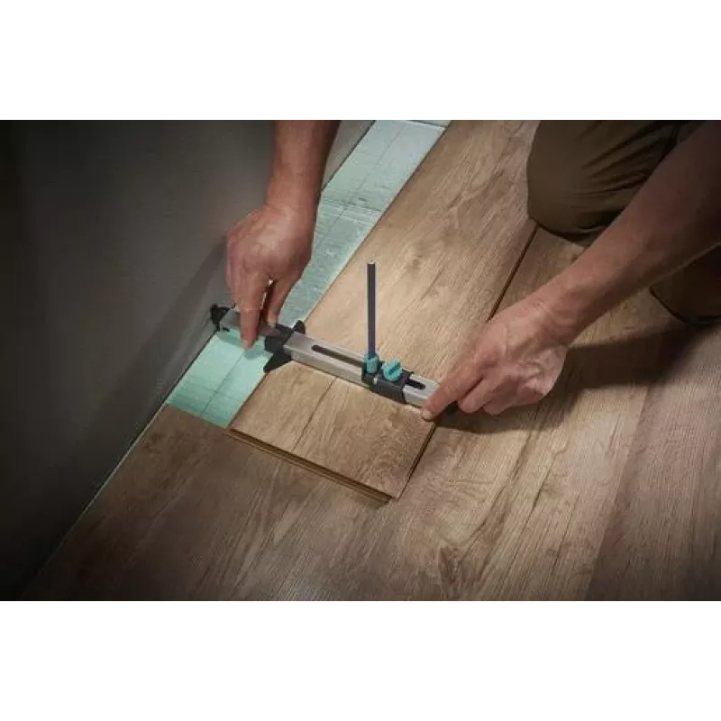 Régua em aço inoxidável wolfcraft 6952000 320 mm com escala métrica gravada